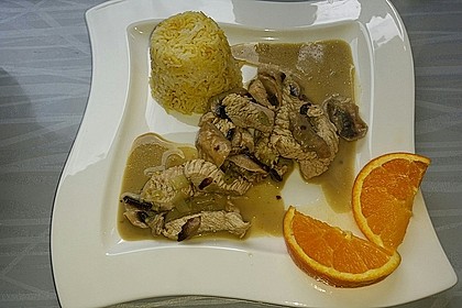 Putengeschnetzeltes mit Orangenhonig 5