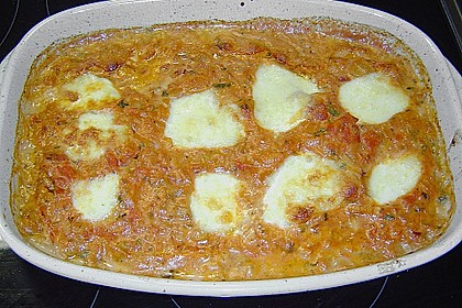 &Uuml;berbackenes Fischfilet 2