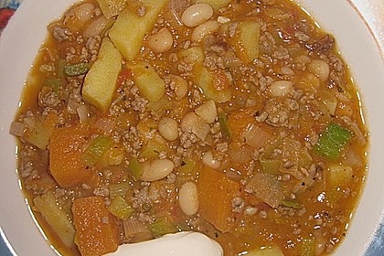 Kr&auml;ftiger K&uuml;rbis - Eintopf 6