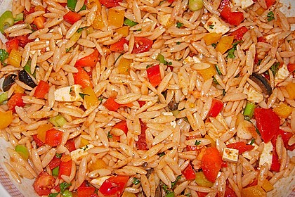 Mediterraner Spaghettisalat mit Pesto rosso 8