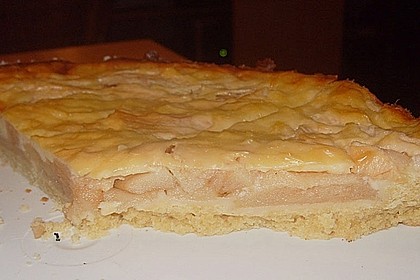 Apfelkuchen mit Pudding 7