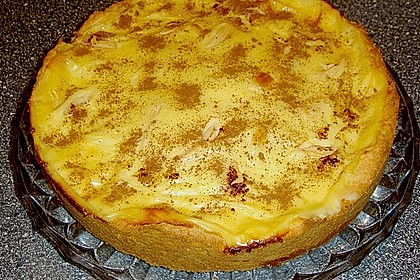 Apfelkuchen mit Pudding 4