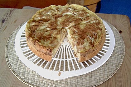 Apfelkuchen mit Pudding 15