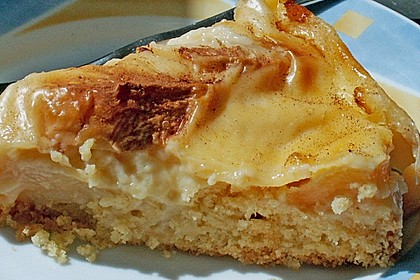 Apfelkuchen mit Pudding 20