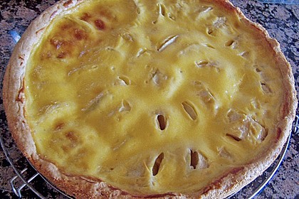 Apfelkuchen mit Pudding 16