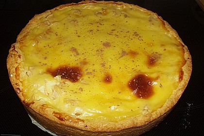 Apfelkuchen mit Pudding 10