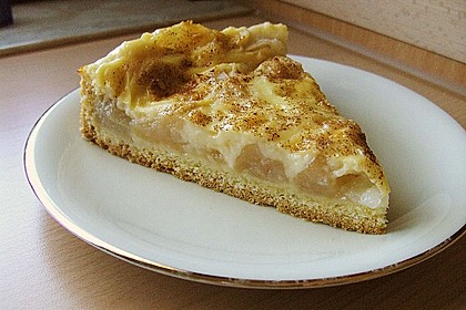 Apfelkuchen mit Pudding 6