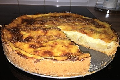 Apfelkuchen mit Pudding 13