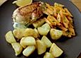 Gef&uuml;llte Putenschnitzel