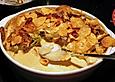Brokkoli - Huhn mit Kartoffelchips