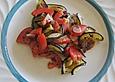 Auberginen - Tomaten - Salat