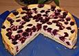 K&auml;sekuchen mit Brombeeren