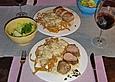 Schweinelende in Calvadosrahmsauce