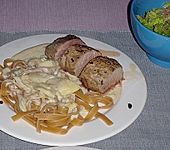 Schweinelende in Calvadosrahmsauce (Bild)