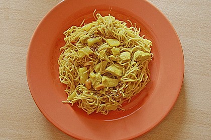 Kokosh&auml;hnchen mit Mie - Nudeln