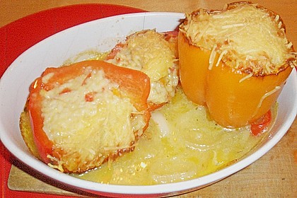 Vegetarisch gefüllte Paprika 9
