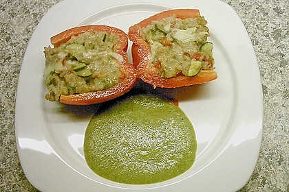 Vegetarisch gefüllte Paprika 5