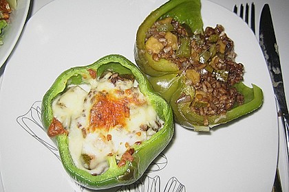 Vegetarisch gefüllte Paprika 3
