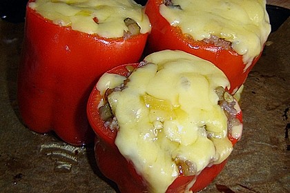 Vegetarisch gefüllte Paprika 2