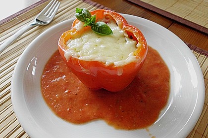 Vegetarisch gefüllte Paprika 1
