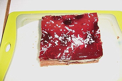 Schneller Blechkuchen Schoko - Kirsch 30