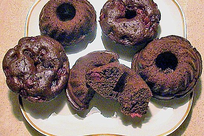 Schneller Blechkuchen Schoko - Kirsch 5