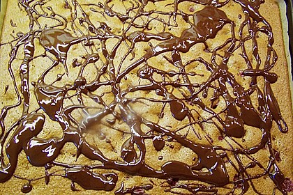 Schneller Blechkuchen Schoko - Kirsch 12
