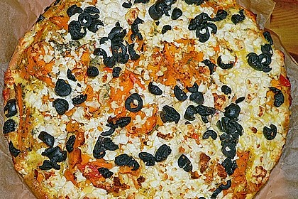 K&uuml;rbistarte mit Schafsk&auml;se