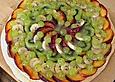Bunte Obst  - Pizza