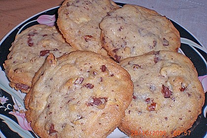 Cookies mit weißer und dunkler Schokolade und Nüssen (aus den USA) 9