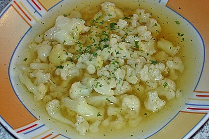 Blumenkohlsuppe