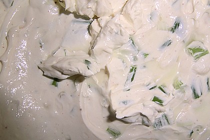 Frischk&auml;se - Dip mit Fr&uuml;hlingszwiebeln 4