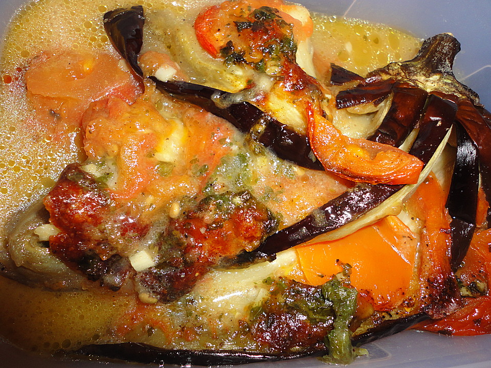 Gebackene Auberginen (Rezept mit Bild) von Hobbykoch62 | Chefkoch.de