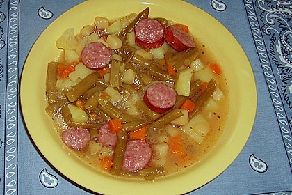 Gr&uuml;ne Bohnensuppe 2
