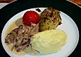 Kohlrabi mit Pilzragout