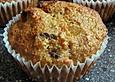 Vollwert - M&uuml;sli - Muffins mit Trockenfr&uuml;chten und Frischk&auml;se - F&uuml;llung