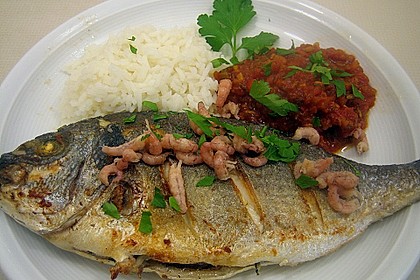Dorade in Tomaten - Sektso&szlig;e