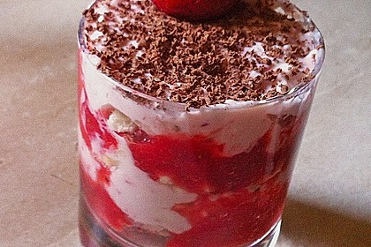 Mascarpone und Erdbeercreme 1