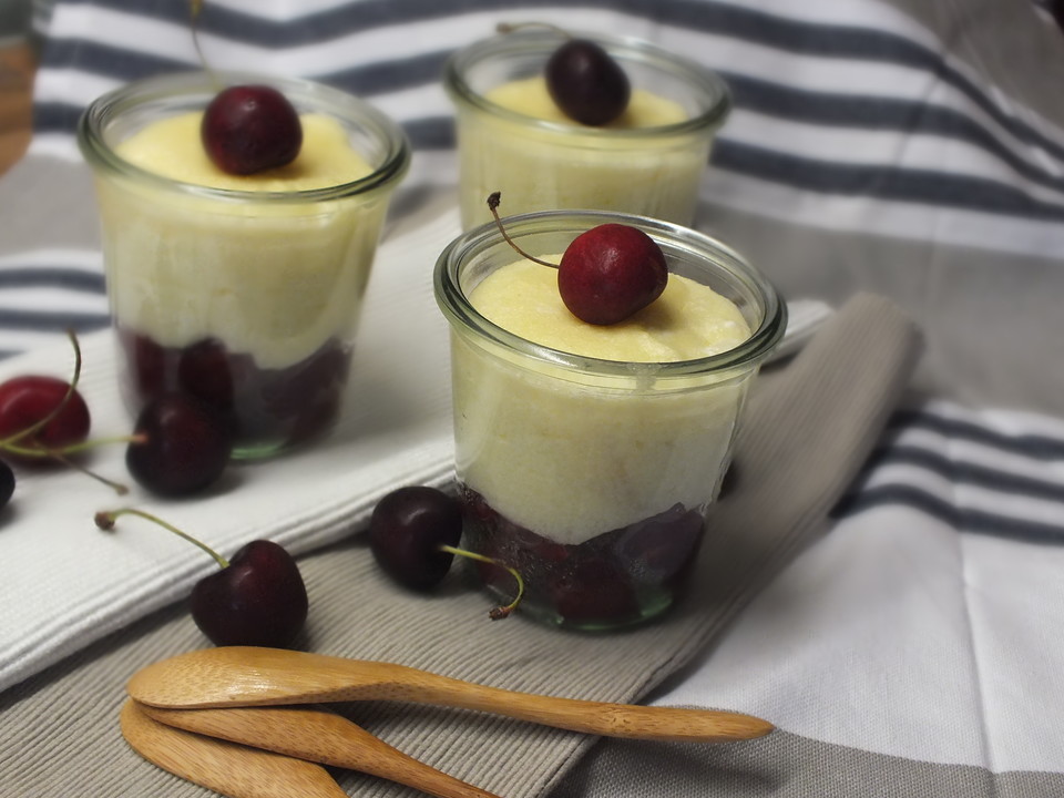 Grießbrei mit Kirschen (Rezept mit Bild) von i-scholz | Chefkoch.de