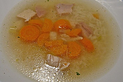 Hühnersuppe mit Reis 19