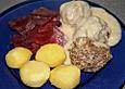 K&ouml;nigsberger Kl&ouml;pse mit Kartoffeln, Rote Bete, ohne Kapern