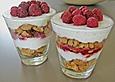 Crema di Mascarpone mit Himbeeren