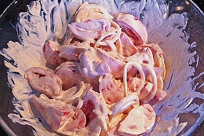 Tomatensalat mit Schmand und Honigsenf 6