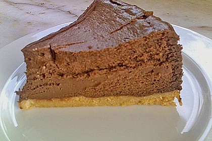 Schokoladen - Käse - Kuchen mit Amaretti 7