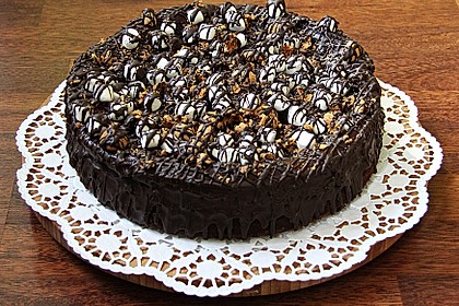 Schokoladen - Käse - Kuchen mit Amaretti 1