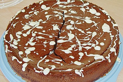 Schokoladen - Käse - Kuchen mit Amaretti 6