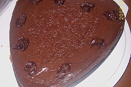 Schokoladen - Käse - Kuchen mit Amaretti 4