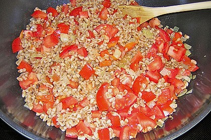 Dinkel mit Tomaten und Schafsk&auml;se 4