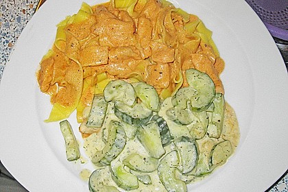 Bandnudeln mit frischem Lachs 14