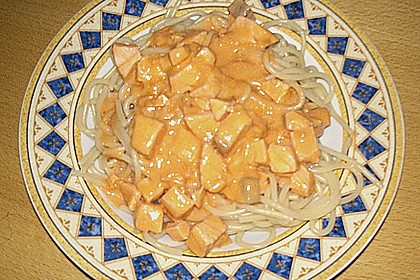 Bandnudeln mit frischem Lachs 1